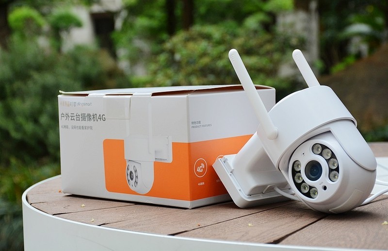 叮零户外云台摄像机4G版，全彩夜视耳聪目明看家护院好帮手