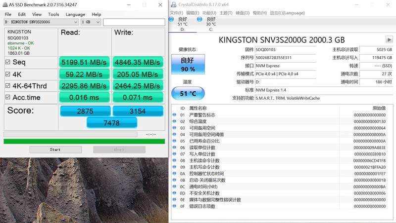 NV3写入120T，健康度只有90%！实锤QLC？