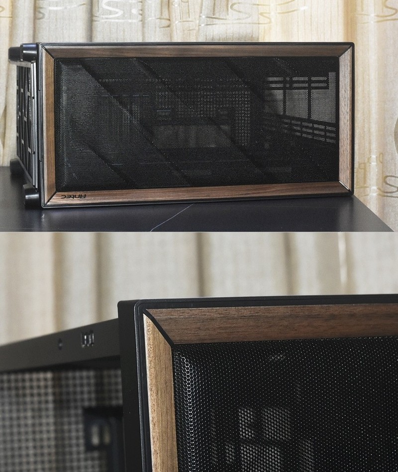 实木轻奢背插全兼容 安钛克FLUX中塔机箱 体验优秀