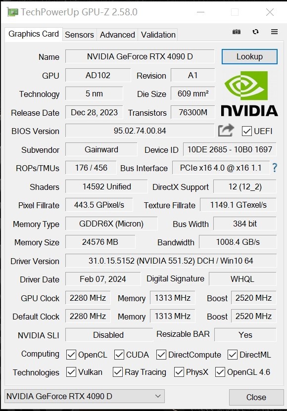 耕升RTX4090D炫光 学子们的电竞理财双修旗舰显卡 实测分享