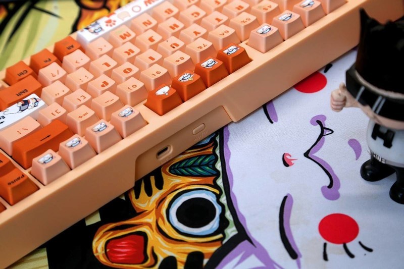 客制化+潮性橘猫，七彩虹橘宝键盘分享