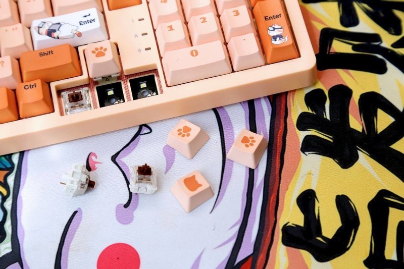 客制化+潮性橘猫，七彩虹橘宝键盘分享