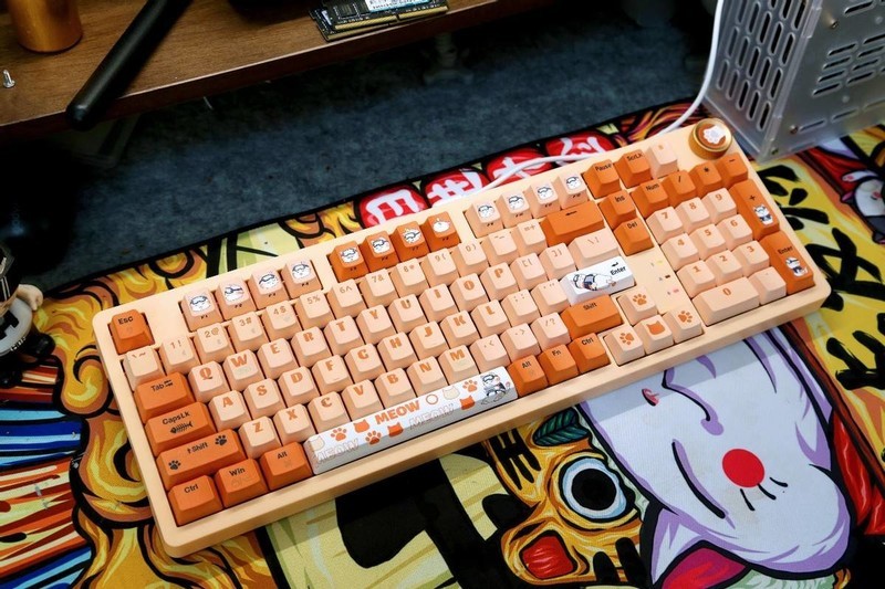客制化+潮性橘猫，七彩虹橘宝键盘分享