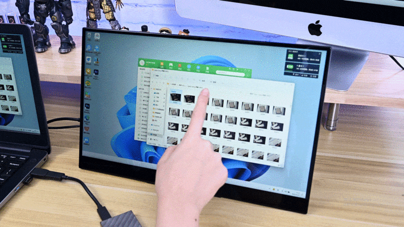 好玩的生产工具，雕塑家MF156LR便携触控显示器趣味评测