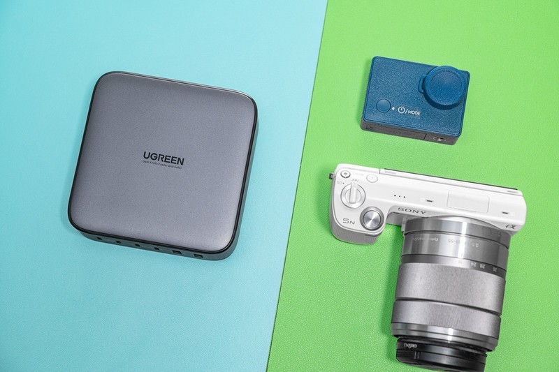 生活要做减法，半职业摄影师谈EDC，绿联200W氮化镓充电器一打六