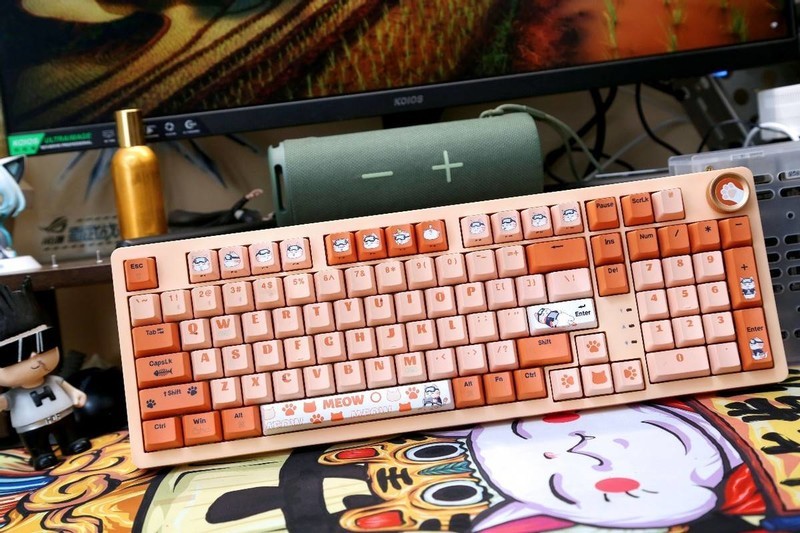 客制化+潮性橘猫，七彩虹橘宝键盘分享