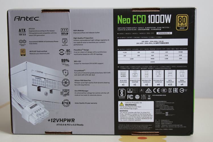 RTX40显卡高性价比ATX3.0电源：安钛克 Antec NE1000W金牌全模组电源开箱