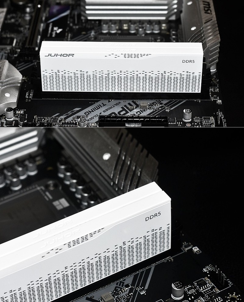 无光爱好者性价比装机首选 JUHOR玖合星域DDR5 6000MHz纯白马甲条 实测分享