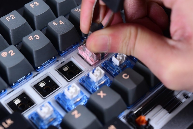 线性轴体的好伴侣??达尔优A98gasket结构机械键盘