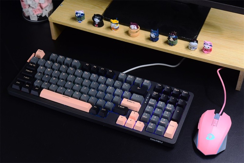 线性轴体的好伴侣??达尔优A98gasket结构机械键盘