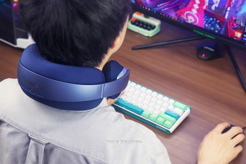 加班久了脖子疼，戴上西屋UX5颈椎按摩器，办公久坐不攒病