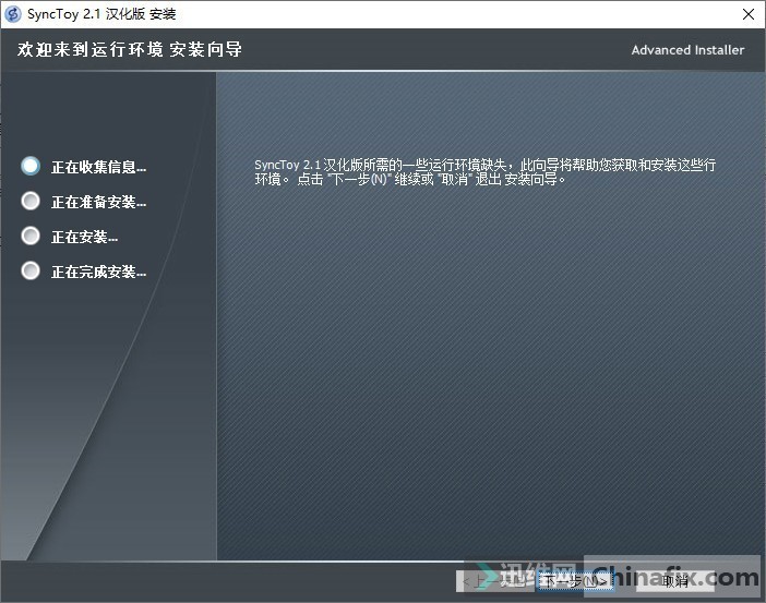 微软出品的文件同步工具-SyncToy2.1汉化版