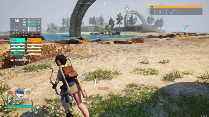 过年回家带着12.4L小钢炮主机，和女朋友一起玩《幻兽帕鲁》