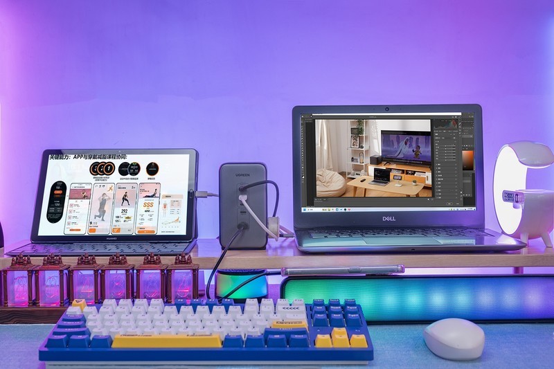 不是显卡买不起，而是桌搭更有性价比，桌面好物绿联200W智充魔盒