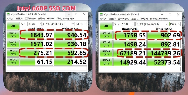 intel 660P SSD PCIE 3.0X4 512GB测评