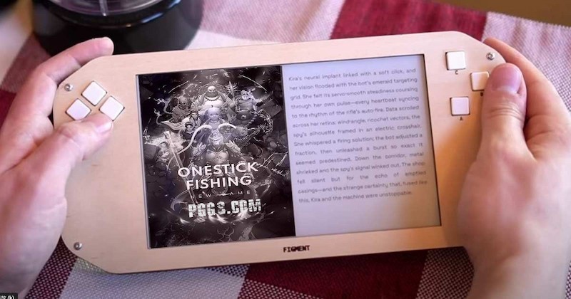 硬核玩家自制电子纸游戏机Figment，纯文字冒险玩出C Q9 Gaming沉浸感