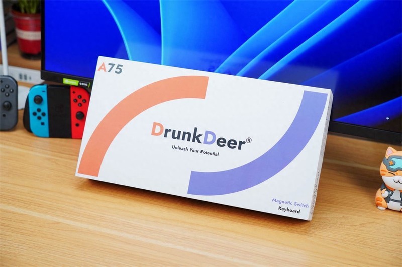 高效能触发，顺滑手感，玩游戏更尽兴--醉鹿A75磁轴键盘分享
