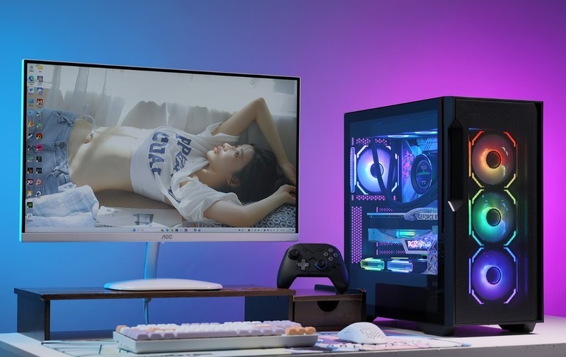 终于入手i7-14700K之后，搭配4080+先马坦克5攒了台黑色硬核主机