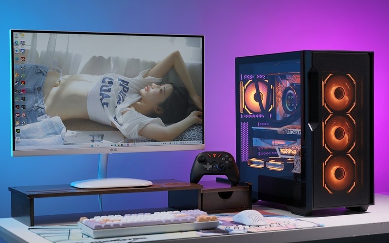 终于入手i7-14700K之后，搭配4080+先马坦克5攒了台黑色硬核主机