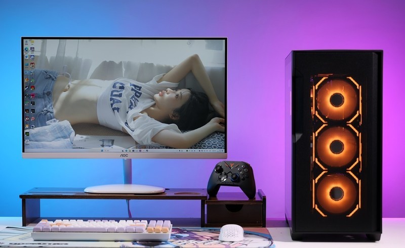 终于入手i7-14700K之后，搭配4080+先马坦克5攒了台黑色硬核主机