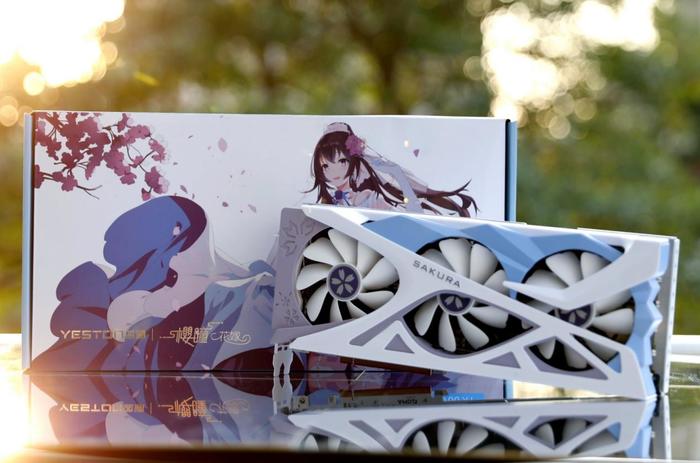 盈通 RX 7700XT 樱瞳花嫁显卡，2K分辨率+3A 游戏=完美体验