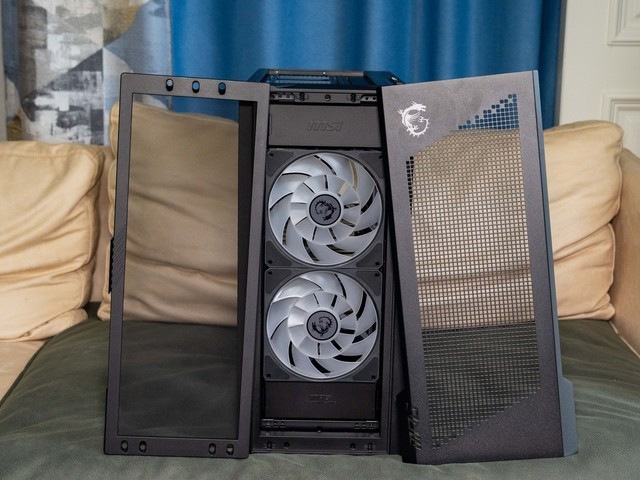 16CM双螺旋风扇加持，微星MPG VELOX 300R AIRFLOW PZ刀锋机箱晒单