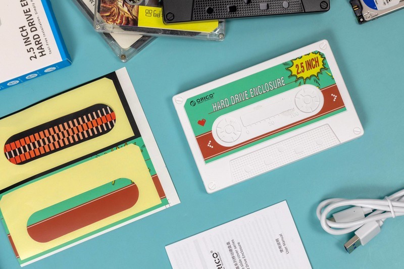 重燃磁带机情怀，ORICO奥睿科复古移动硬盘盒体验