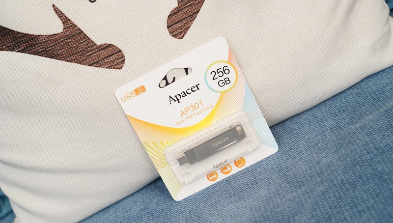 连接PC和移动端的好帮手，宇瞻 AP301 256GB双头U盘体验分享