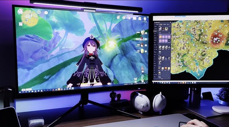 双显示器打原神，怎样做到点击副屏时，游戏主界面不会最小化？