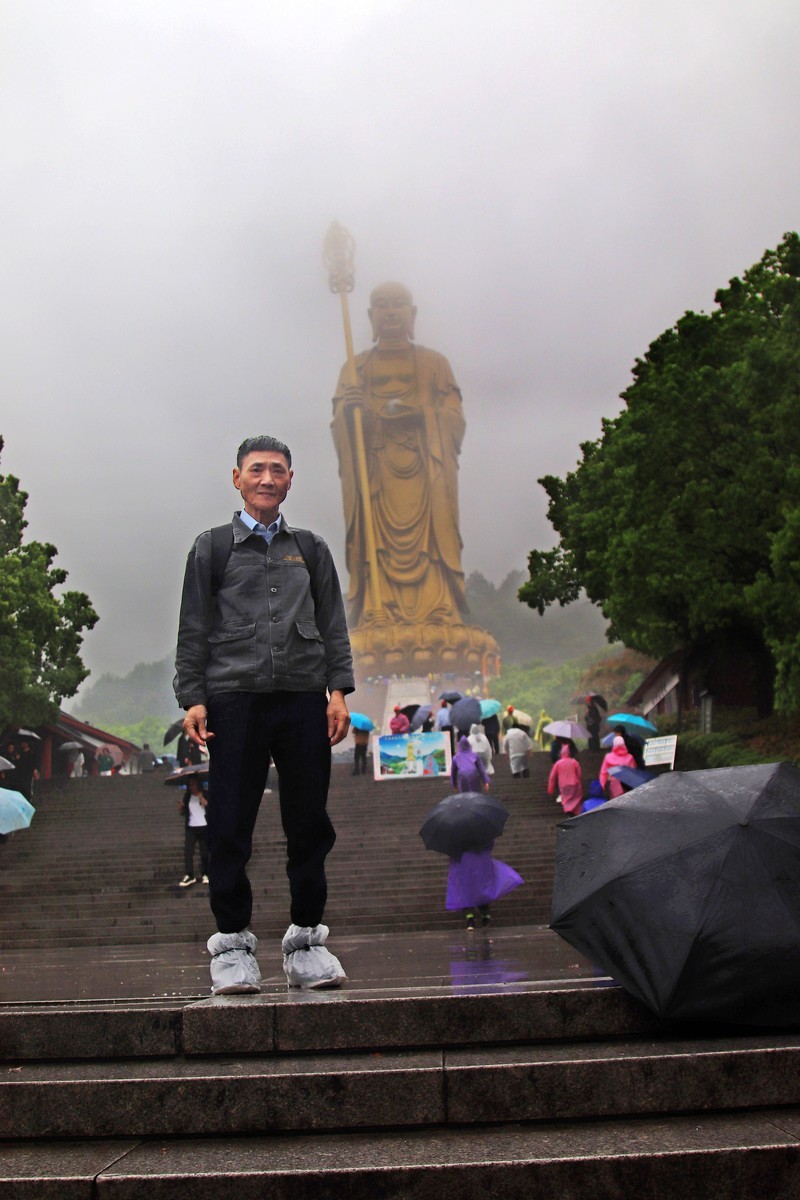 游览九华山大愿文化园