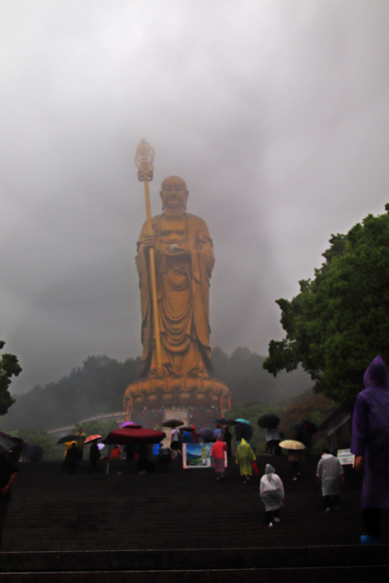 游览九华山大愿文化园