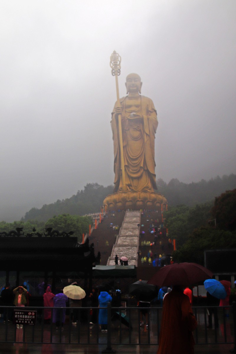 游览九华山大愿文化园