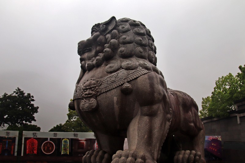 游览九华山大愿文化园