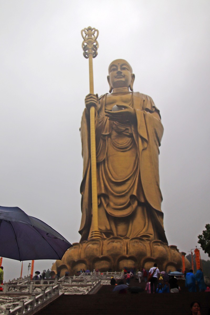 游览九华山大愿文化园