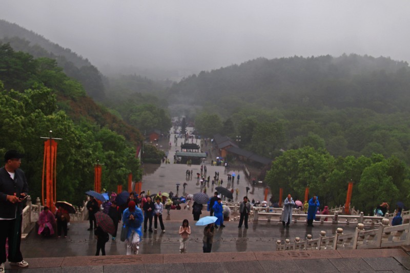 游览九华山大愿文化园