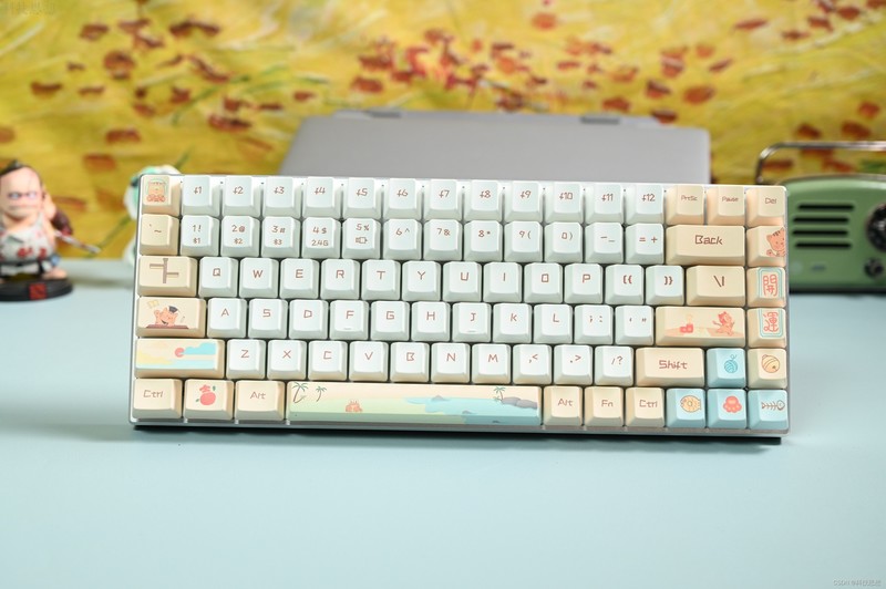 设计超萌的机械键盘，超有手感还不吵人，雷柏MT510PRO键盘上手
