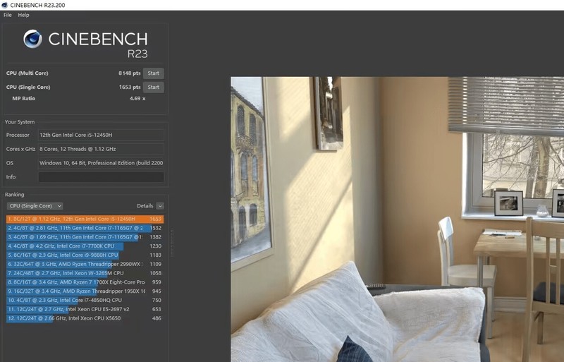 零刻SEi12迷你主机评测，12代酷睿i5-12450H，巴掌大小跑分近百万
