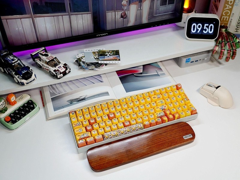 女生机械键盘怎么选？打造漂亮桌搭，女神节送Lofree洛斐小翘没错