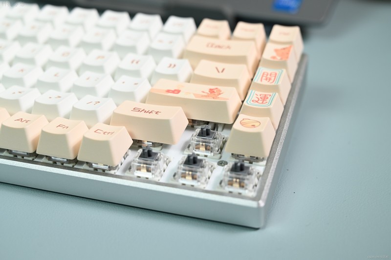 设计超萌的机械键盘，超有手感还不吵人，雷柏MT510PRO键盘上手
