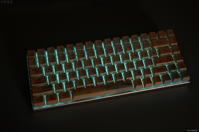 设计超萌的机械键盘，超有手感还不吵人，雷柏MT510PRO键盘上手