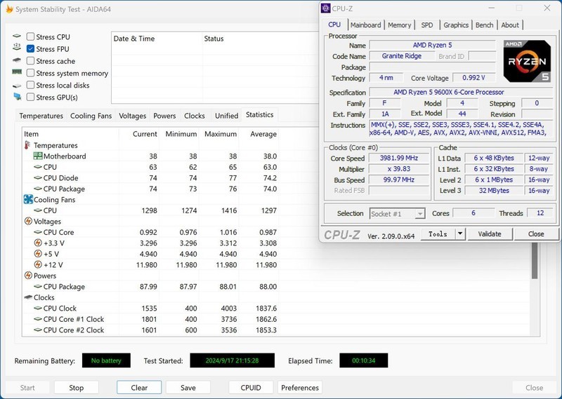 谁才是高性价比游戏神器？R5 9600X、i5 14600KF对比测试