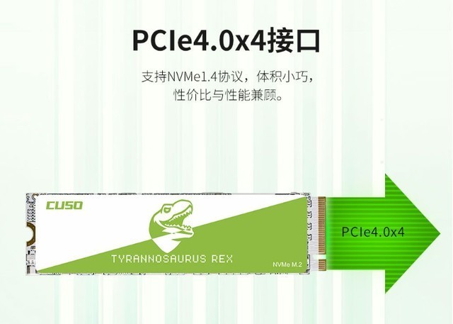 固态硬盘中的价格屠夫！酷兽霸王龙PCIE4.0如今每GB不到2毛五分钱