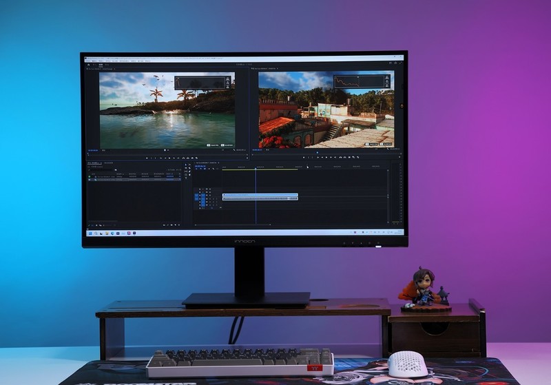 设计制图用显示器咋选？千元档INNOCN 27C1U-D 4K专业美术显示器推荐