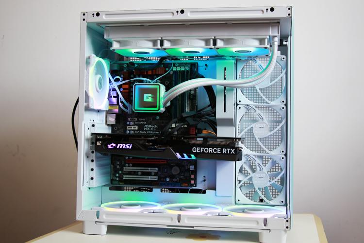 完美海景房！让电脑焕发新生，NZXT H9 flow机箱、艾湃电竞魔立方360水冷散热开箱体验