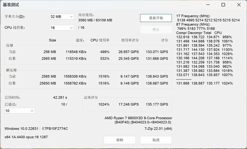 首测！Ryzen 7 9800X3D理论性能到底怎么样？实测告诉你！