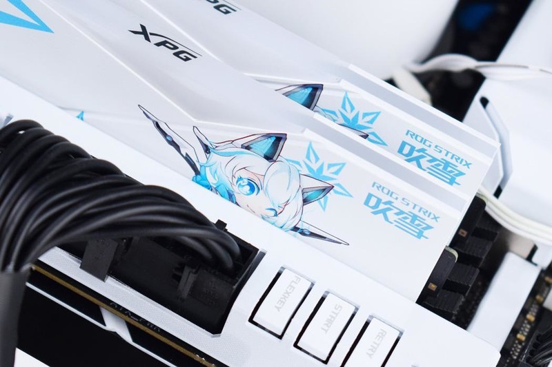 XPG龙耀LANCER吹雪联名内存DDR5 6000开箱试玩：高频低延迟+二次元