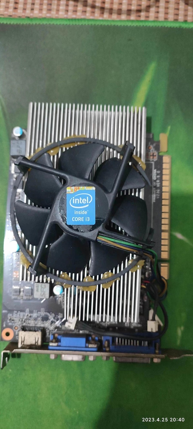  Take a look at an Intel i3 independent graphics card!