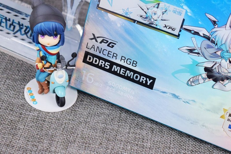 XPG龙耀LANCER吹雪联名内存DDR5 6000开箱试玩：高频低延迟+二次元