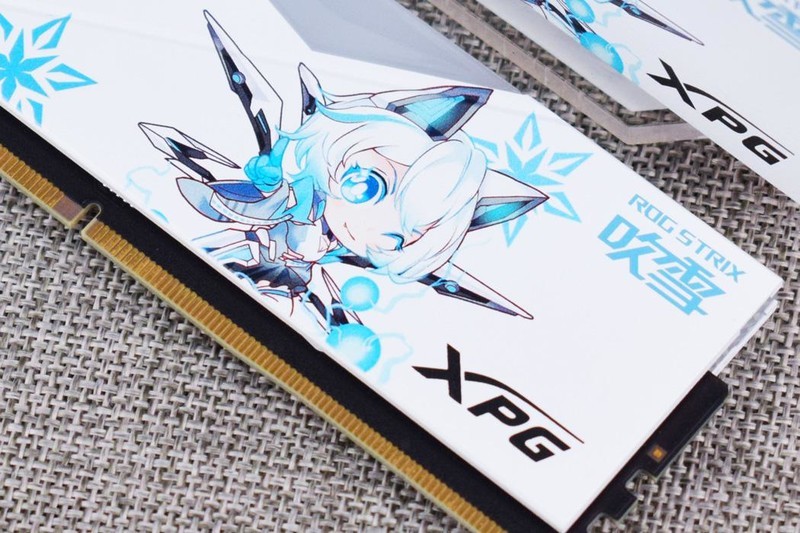 XPG龙耀LANCER吹雪联名内存DDR5 6000开箱试玩：高频低延迟+二次元