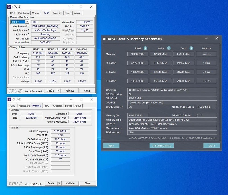 XPG龙耀LANCER吹雪联名内存DDR5 6000开箱试玩：高频低延迟+二次元